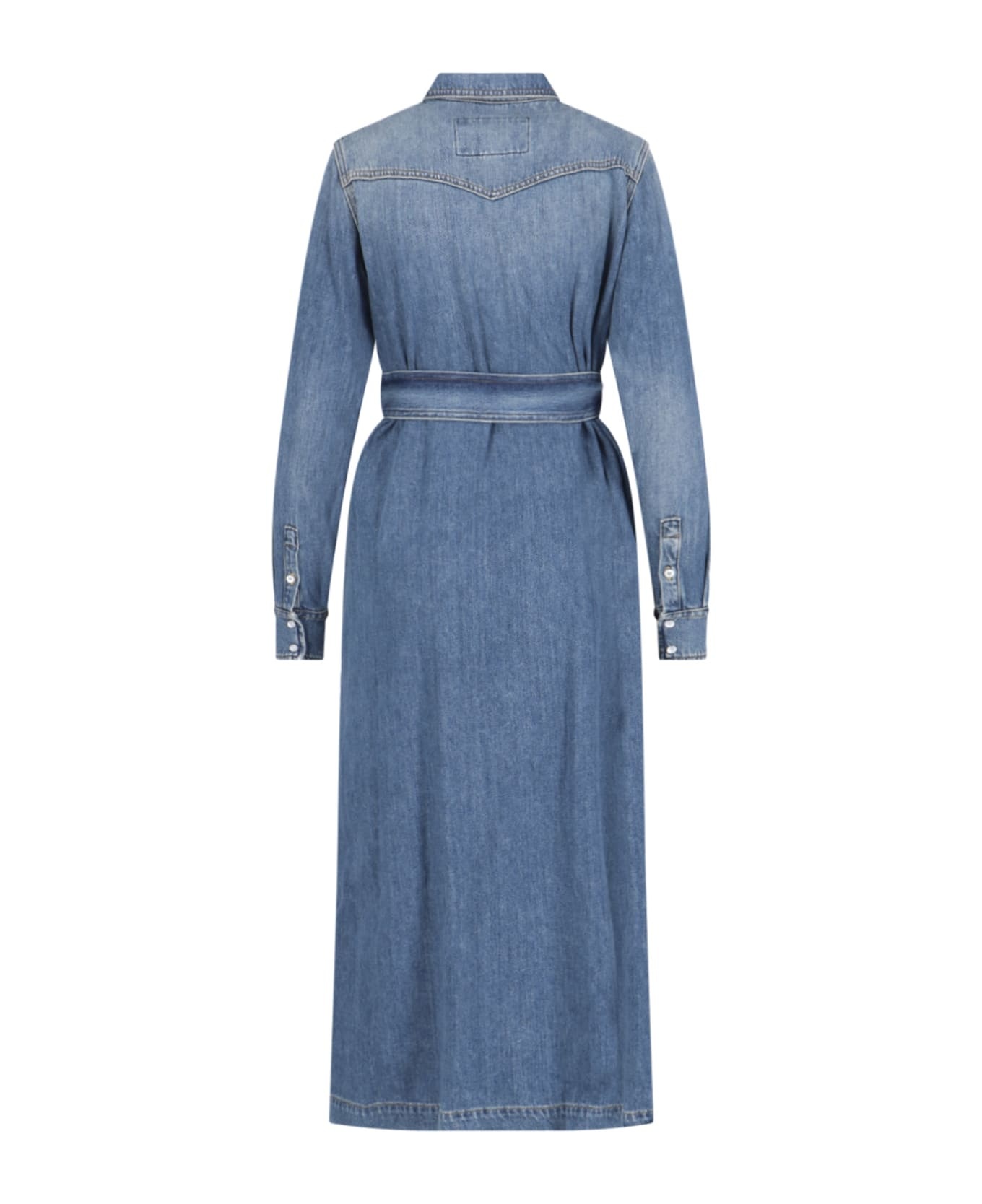 Denim Shirtdress - 3