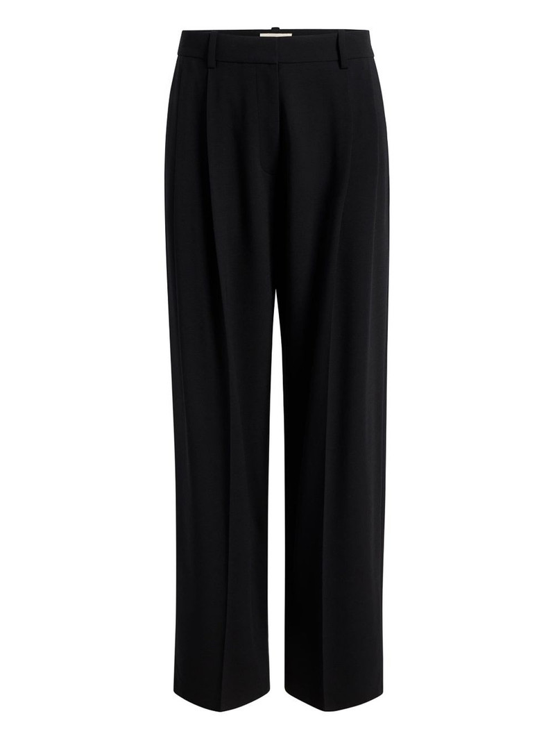 belt-loops pleated trousers 1