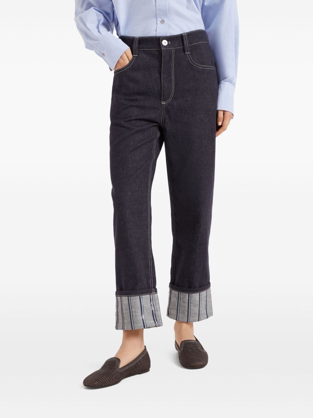 striped-detailing jeans - 3