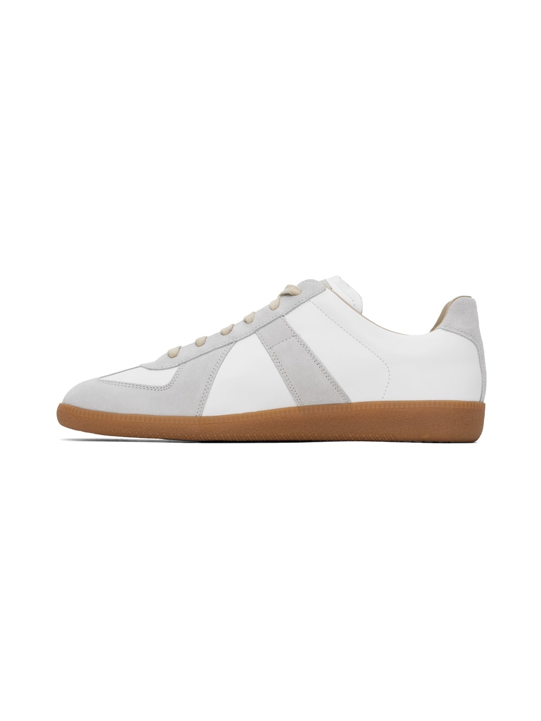 White & Gray Replica Sneakers - 3