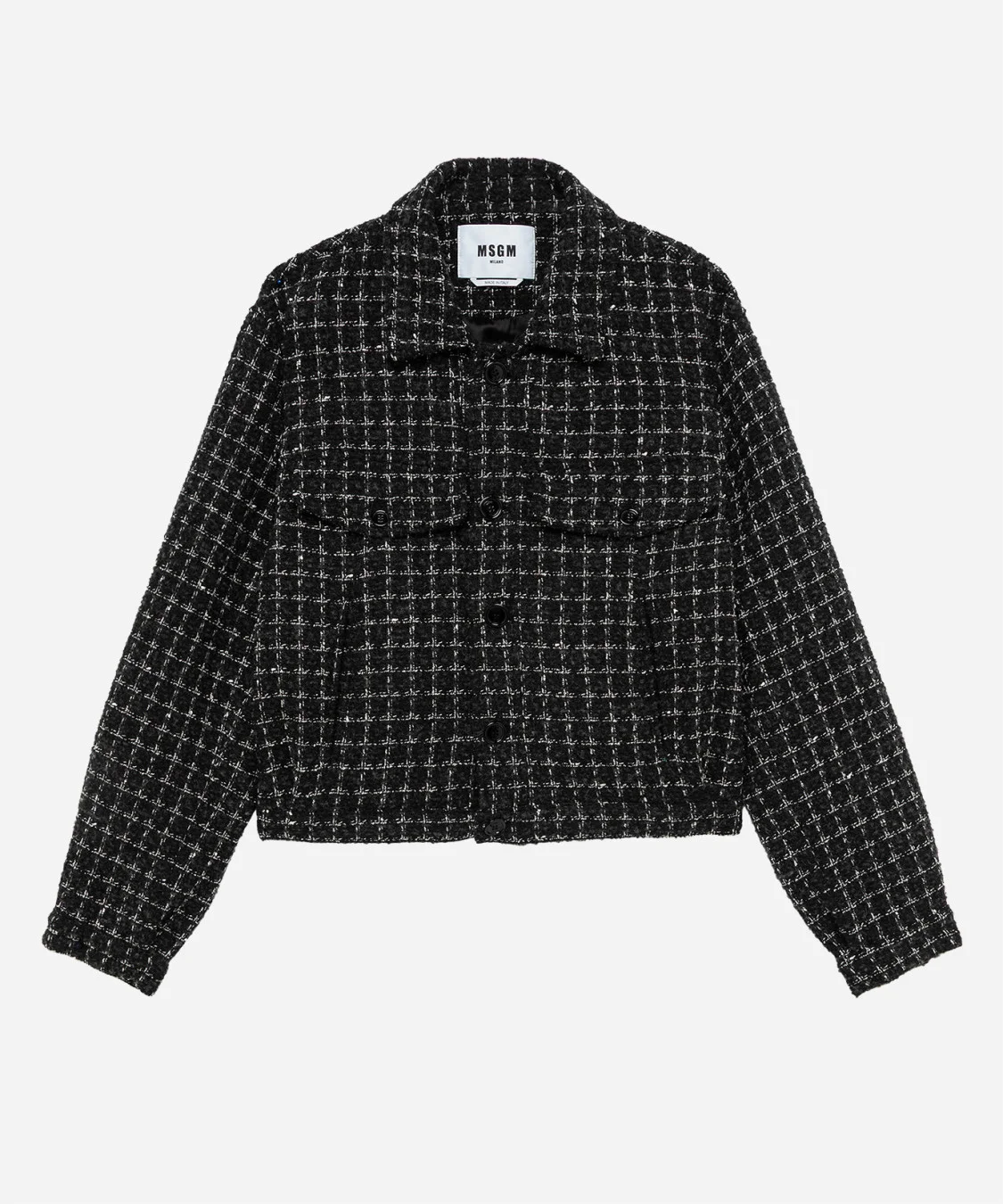 Bouclé tweed jacket - 1