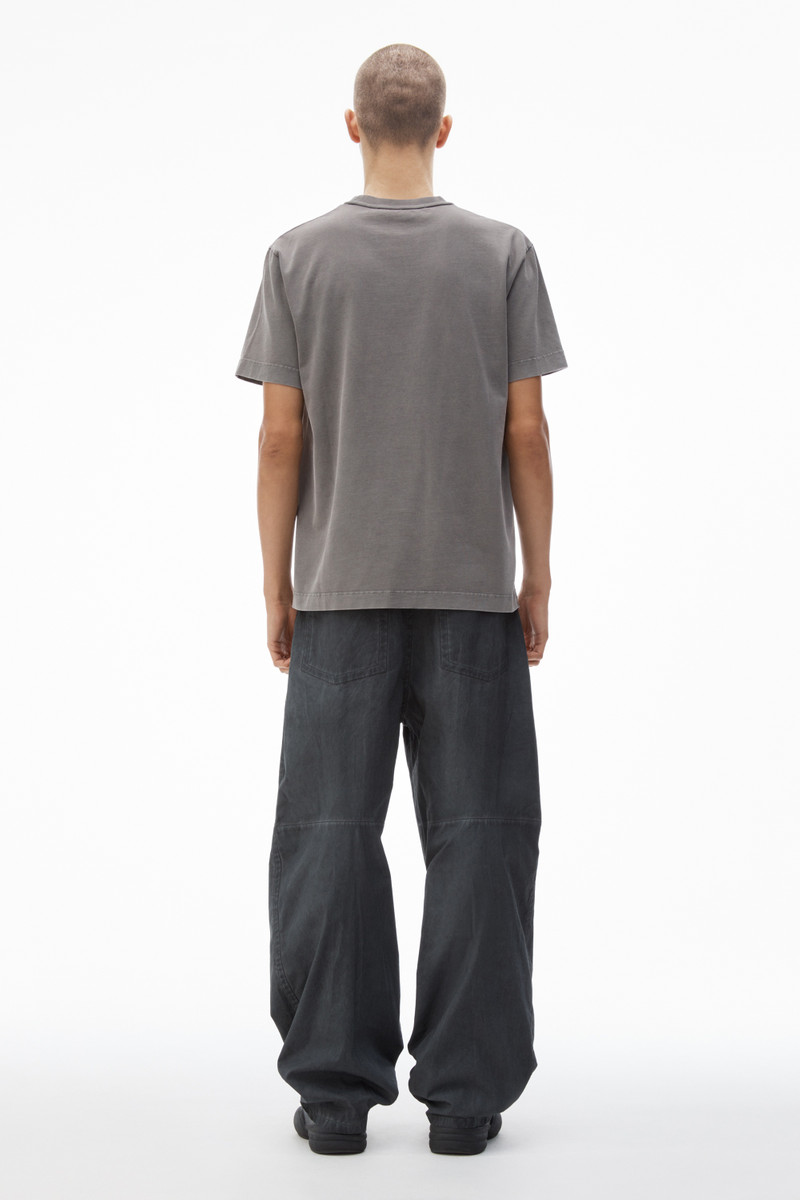 glitter puff logo tee in cotton 4