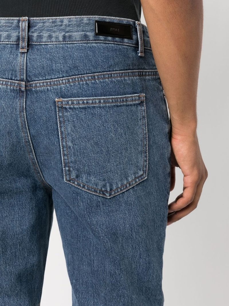 knee-detail elasticated-ankle jeans - 5