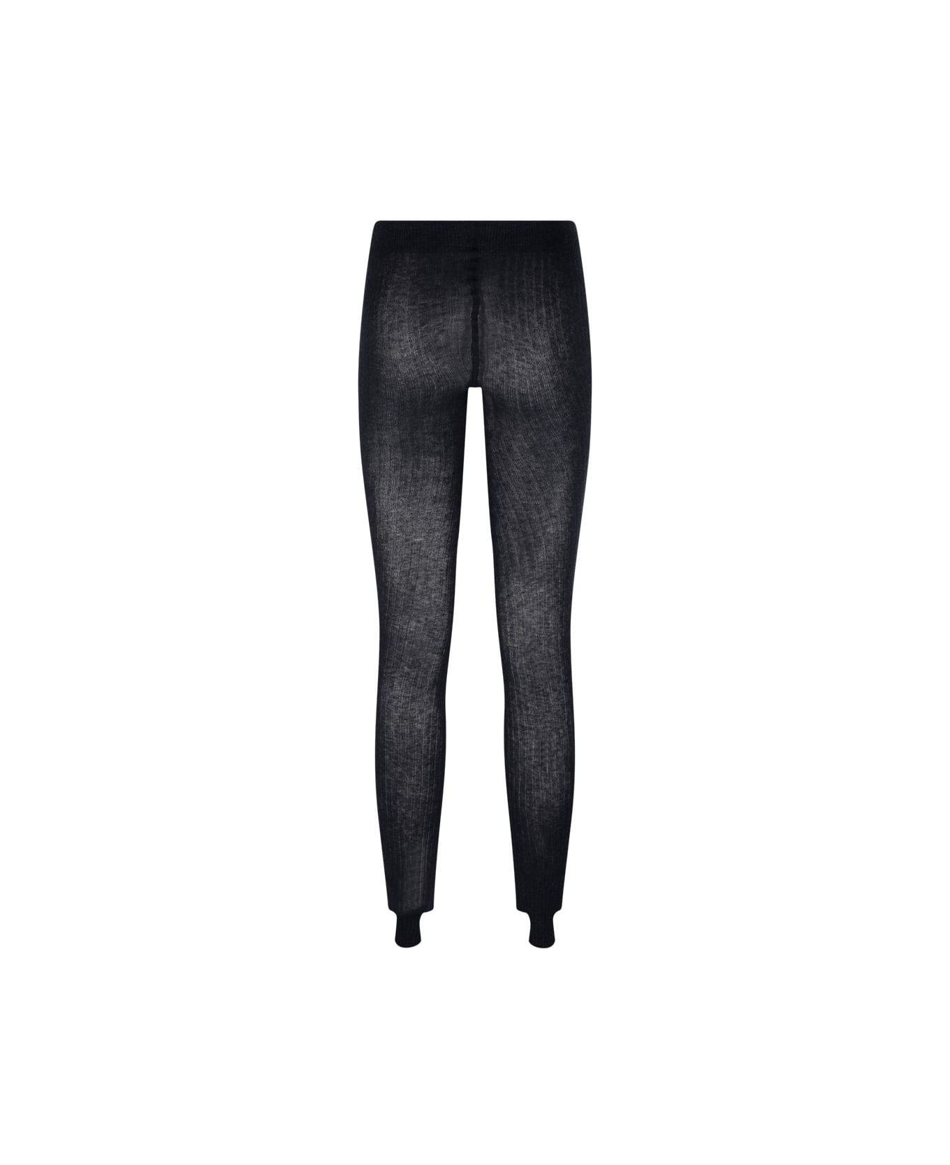 High Waist Knitted Tights - 2