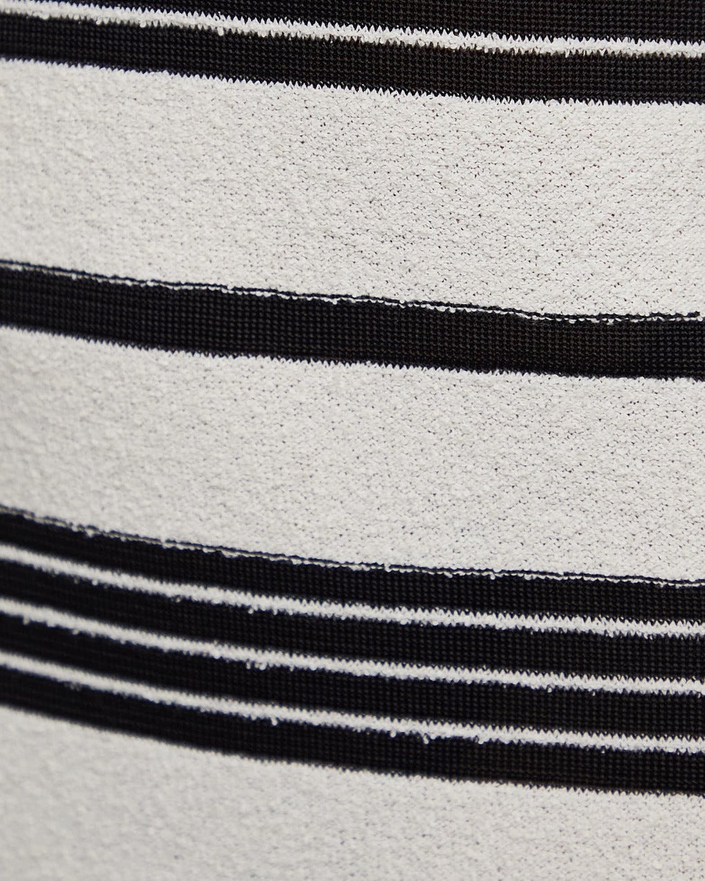 Dress Striped Bouclé Midi Dark grey - 6