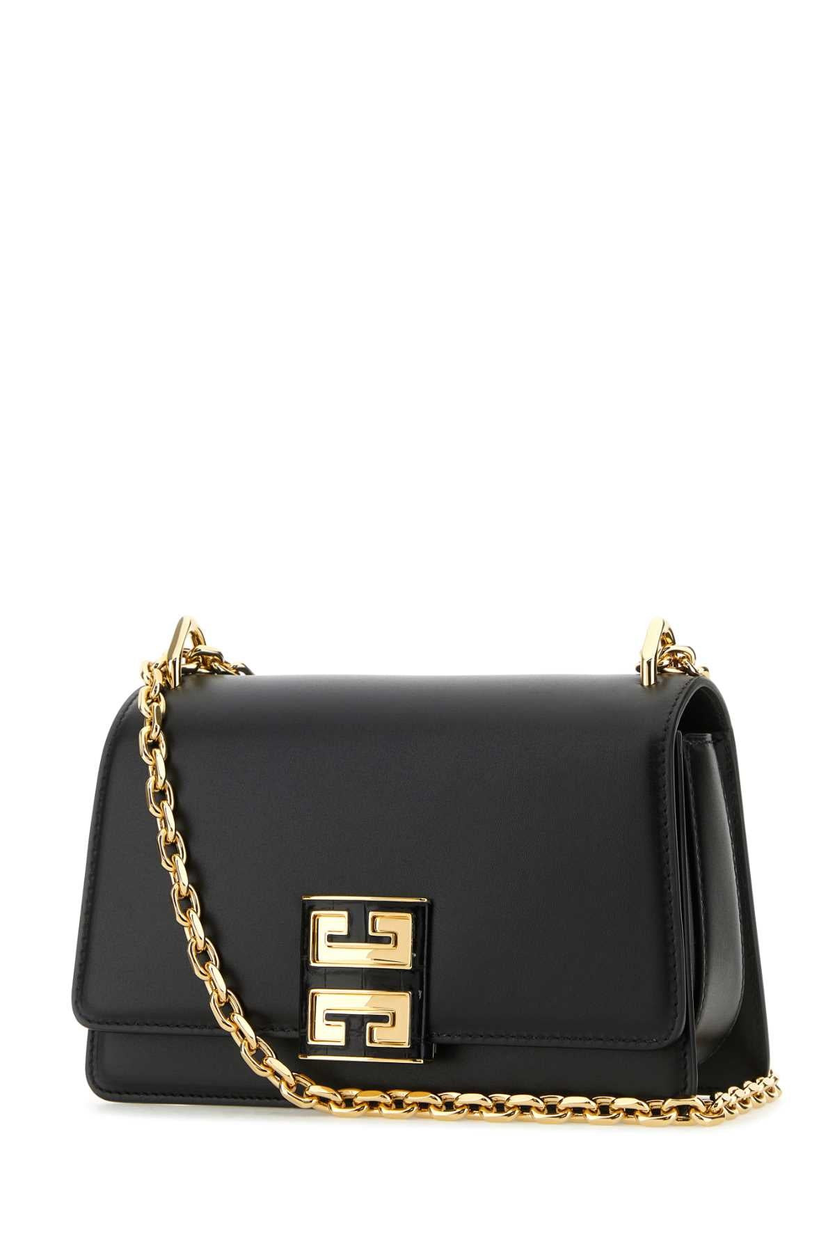 Givenchy Women Black Leather Small 4G Shoulder Bag - 2