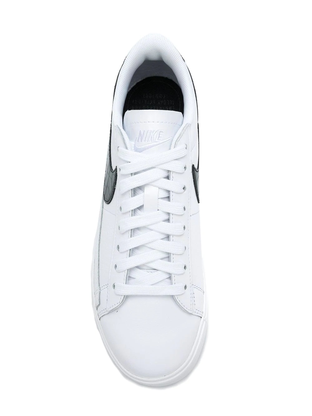 logo lace-up sneakers - 4