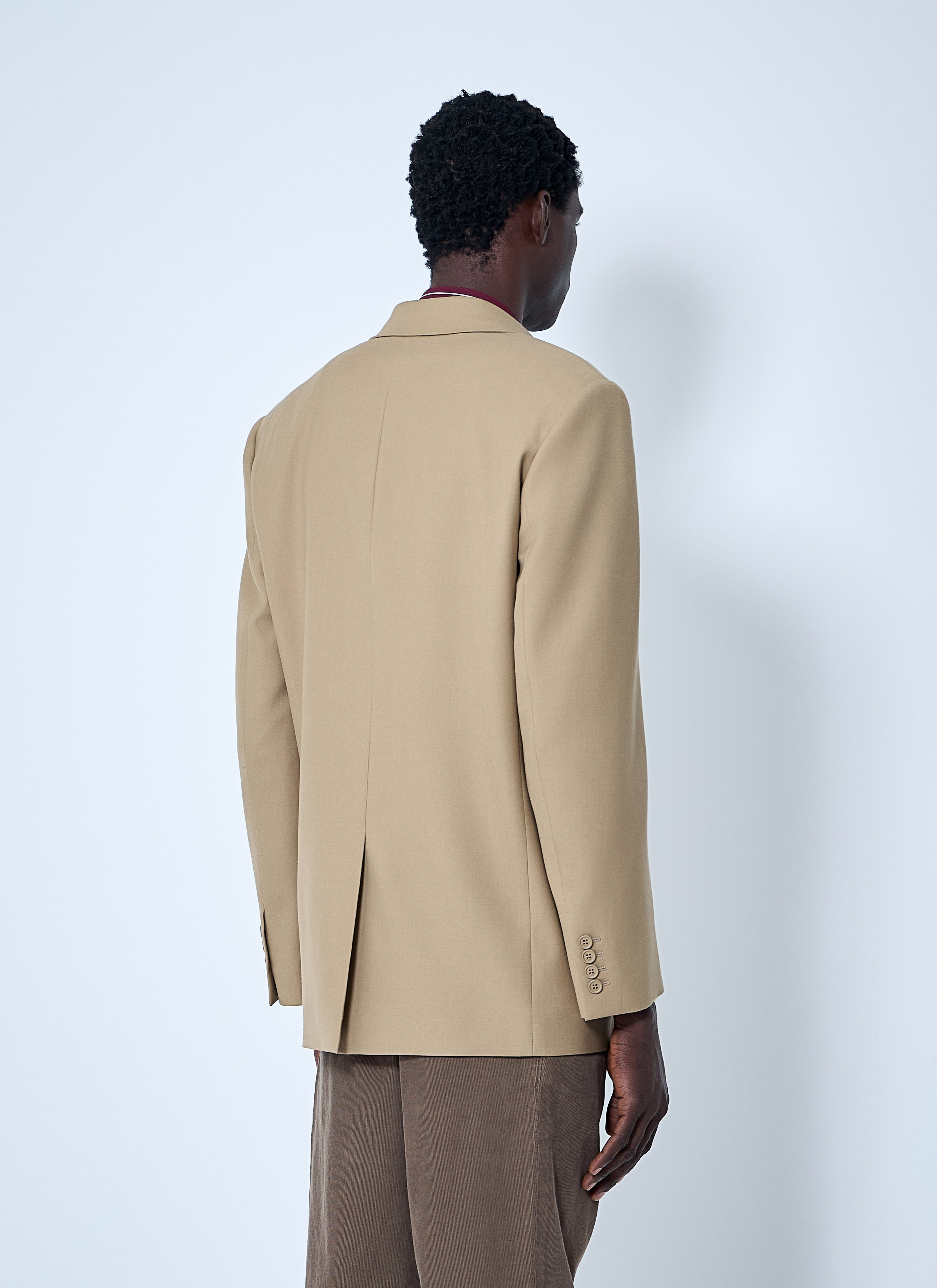 Saint Laurent Men Yves Wool Blazer - 4