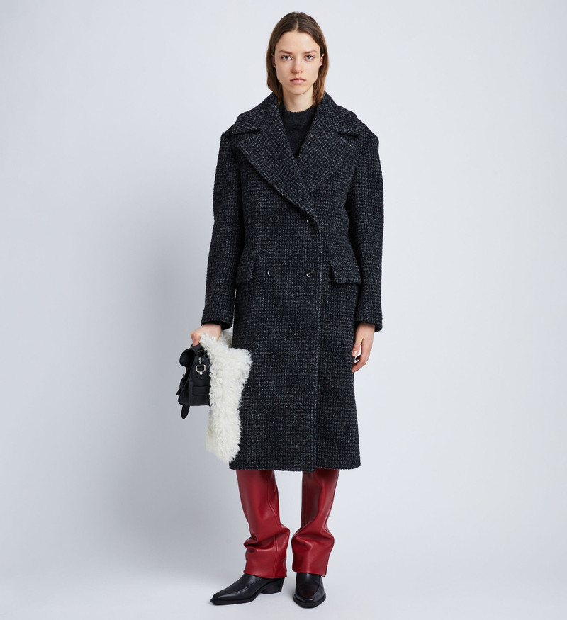 Proenza Schouler Melange Wool Boucle Coat outlook
