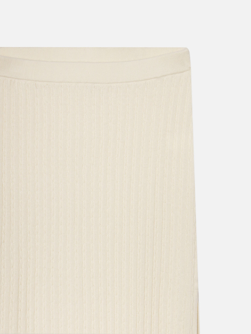 FRAME The Cable Skirt in Navy Multi outlook