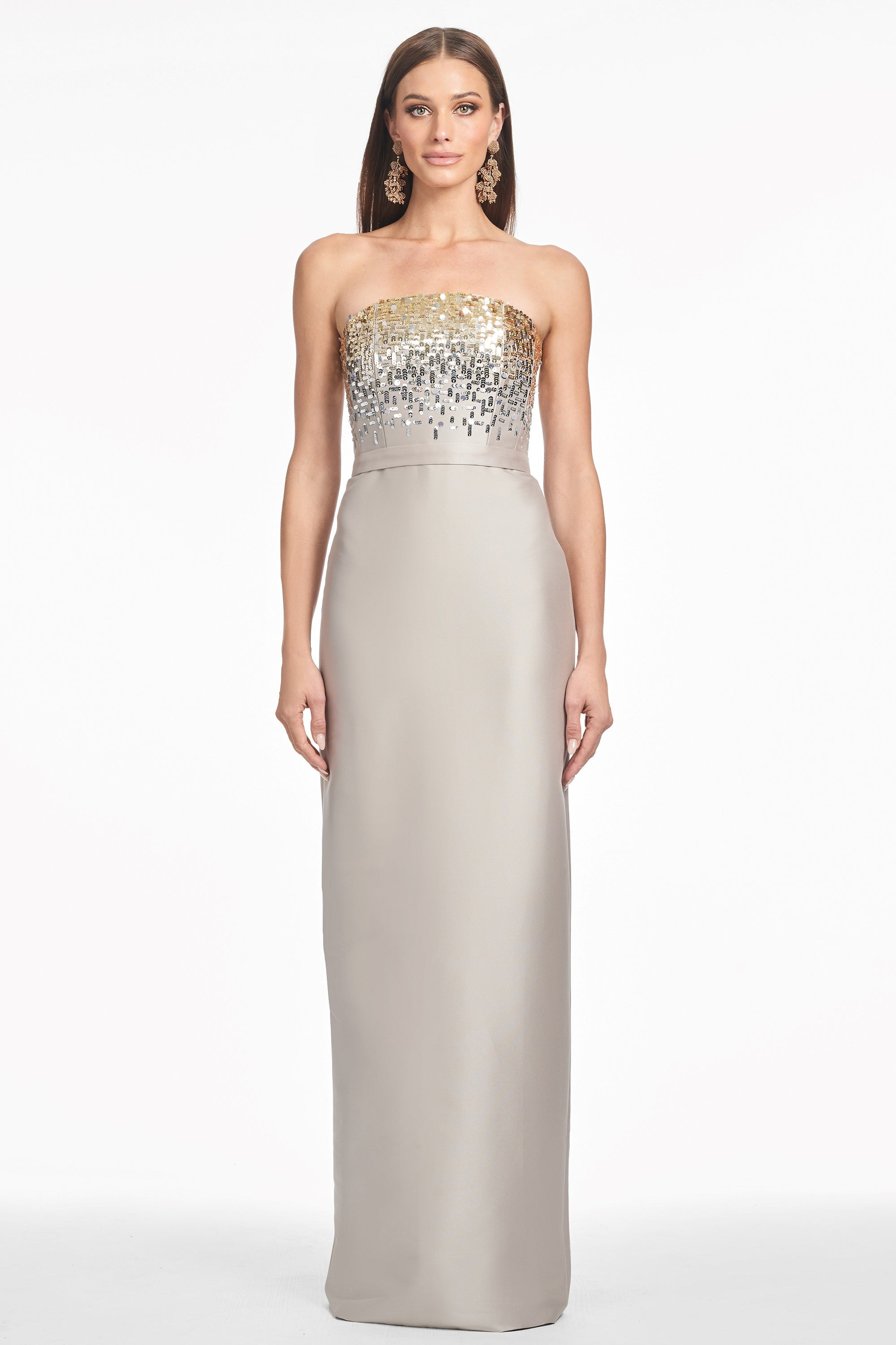 PHAEDRA GOWN - PEWTER - 3
