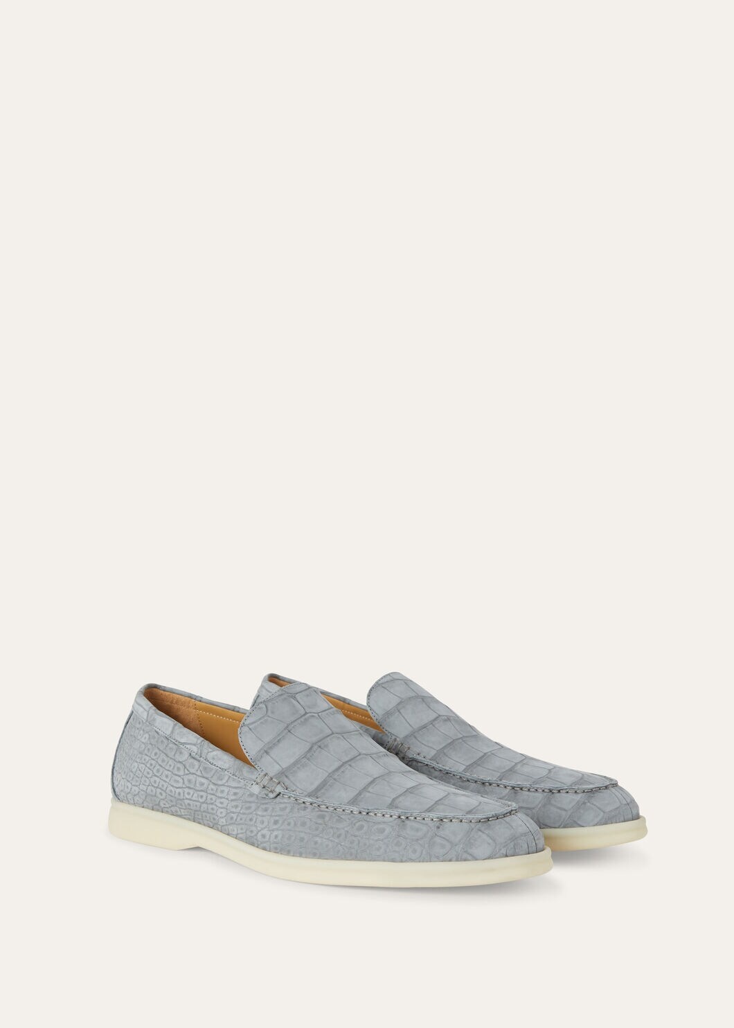Summer Walk Nabuk Alligator Moccasin - 2