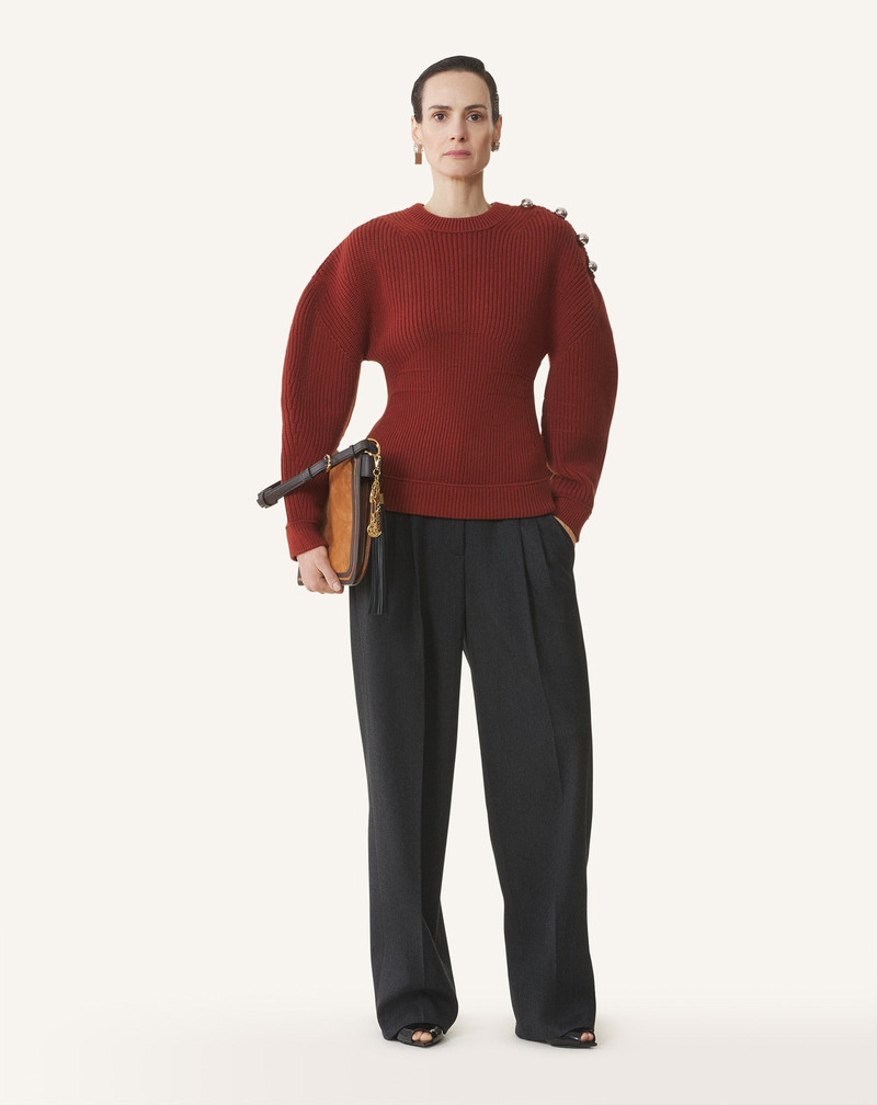 Lanvin WOOL RIBBED SWEATER outlook