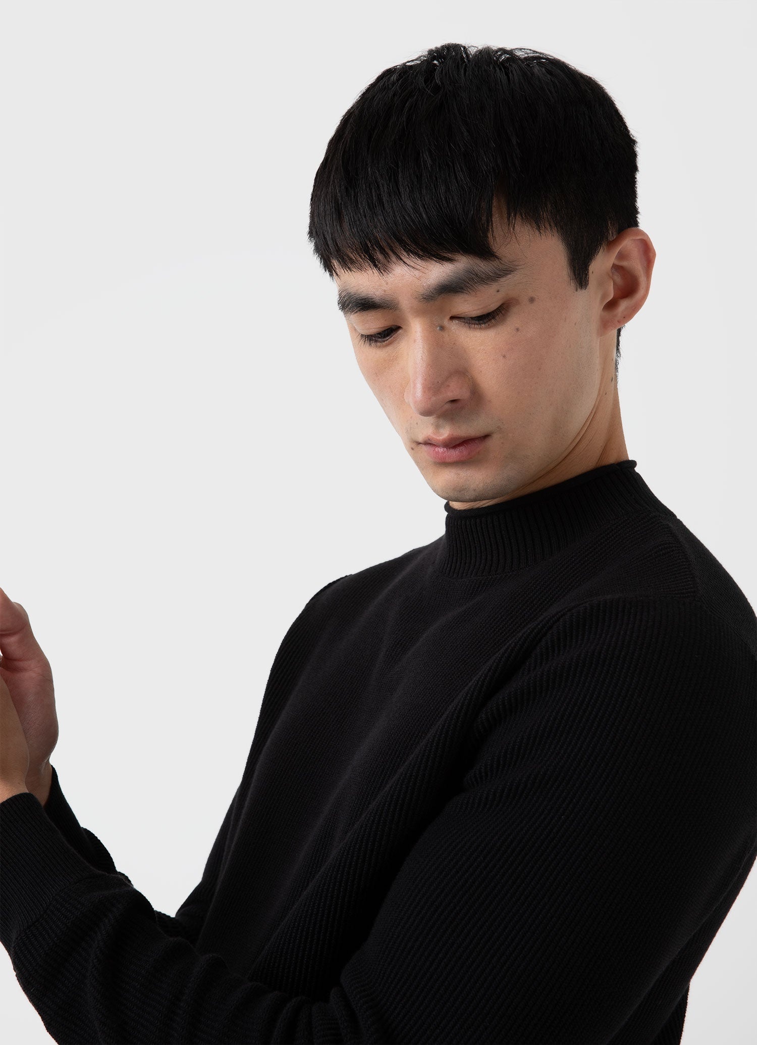 Textured Guernsey Jumper - 5