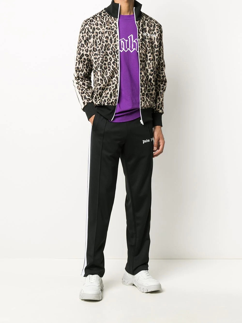 leopard track jacket  - 2