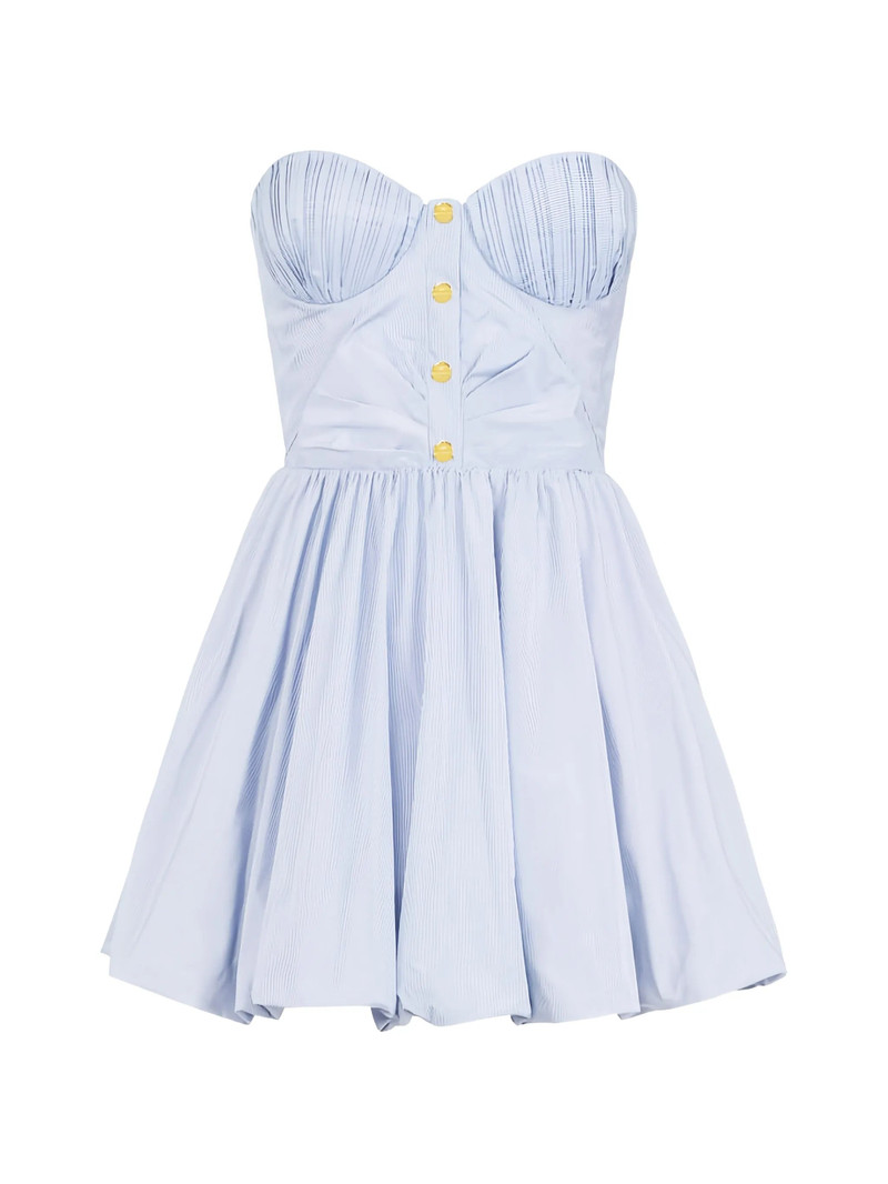 Elisabetta Franchi Striped Balloon Mini Dress 1