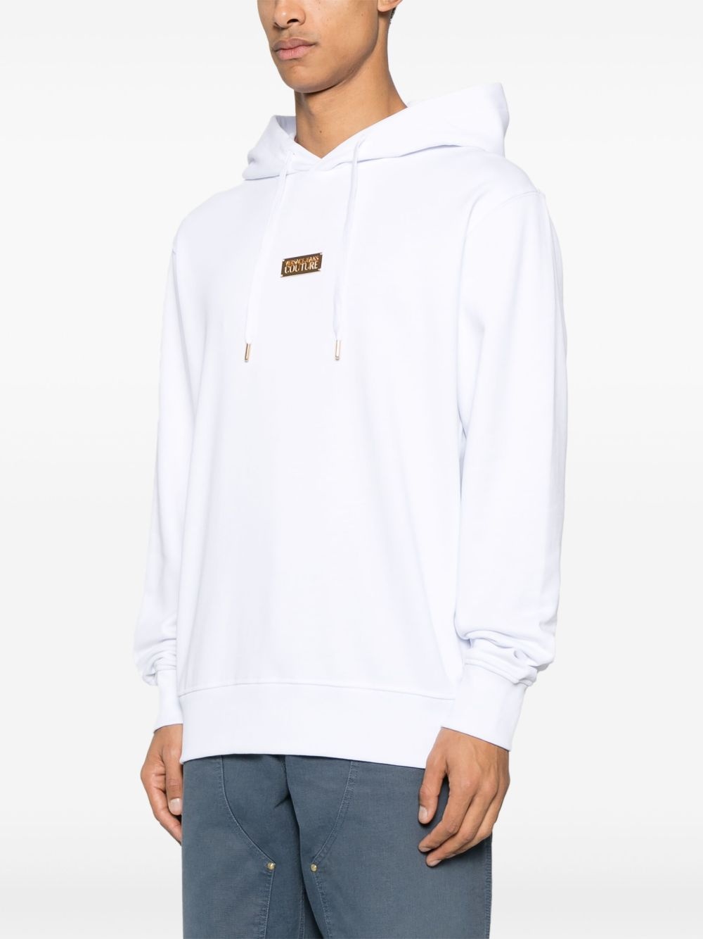 logo-plaque hoodie - 3