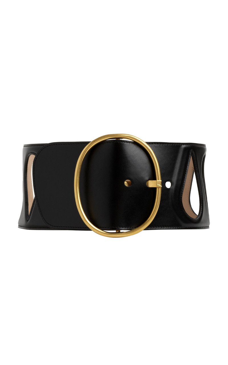 Leather Corset Belt black - 1