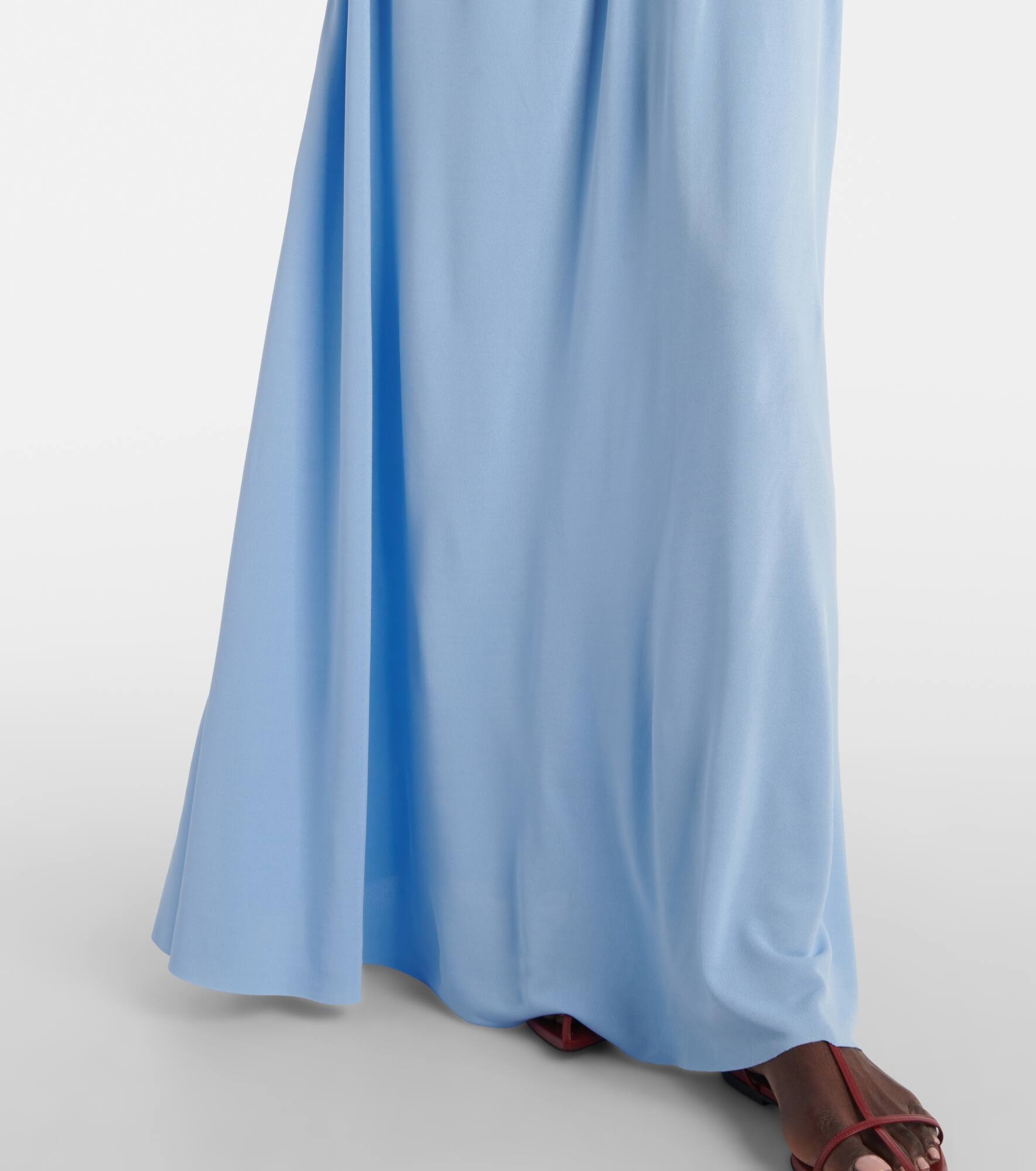 Frankie caped jersey maxi dress - 5