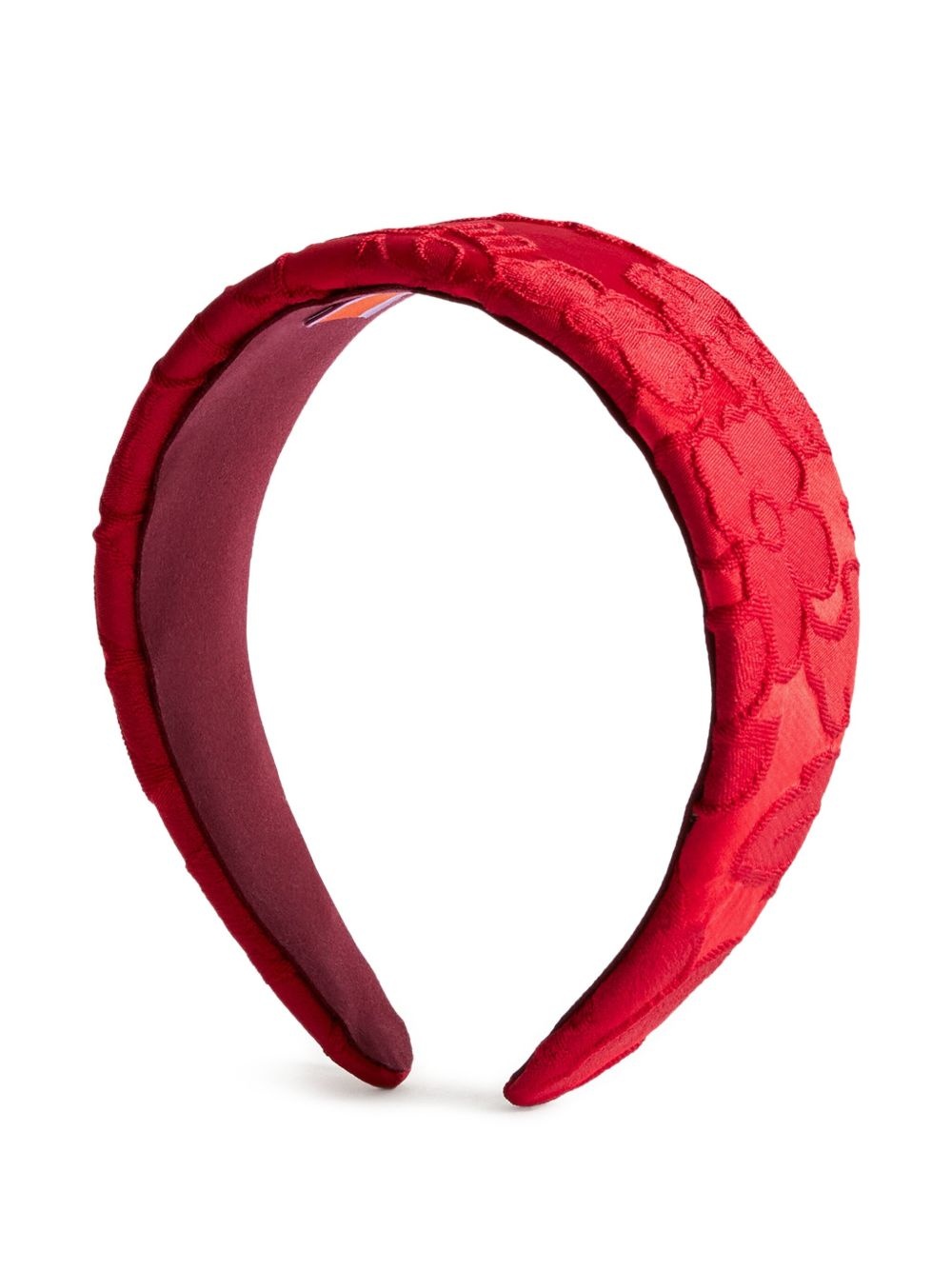 floral-jacquard headband - 2