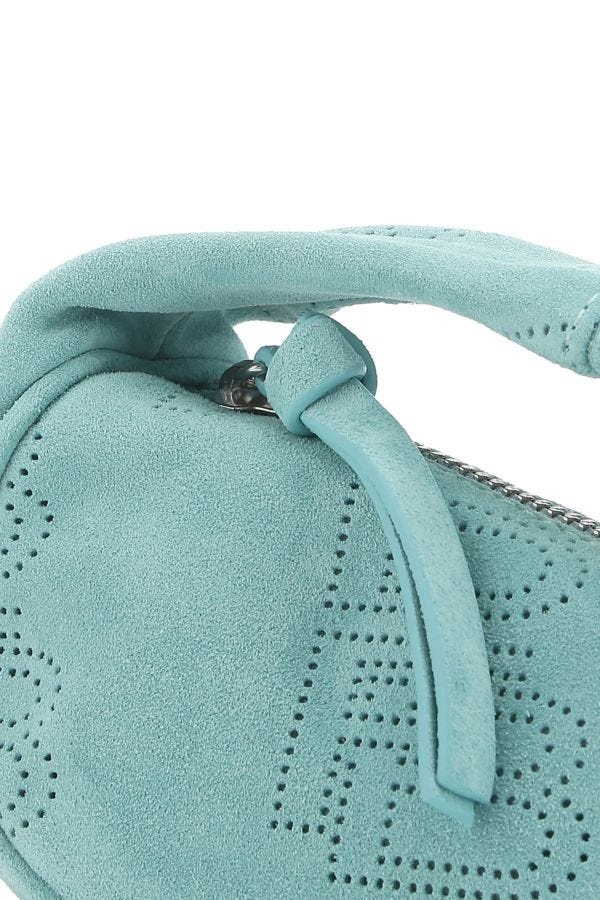 トートバッグ BY FAR Sea Green Suede Micro Cush Handbag BY Far Sea green suede micro Cush handbag for Women Online