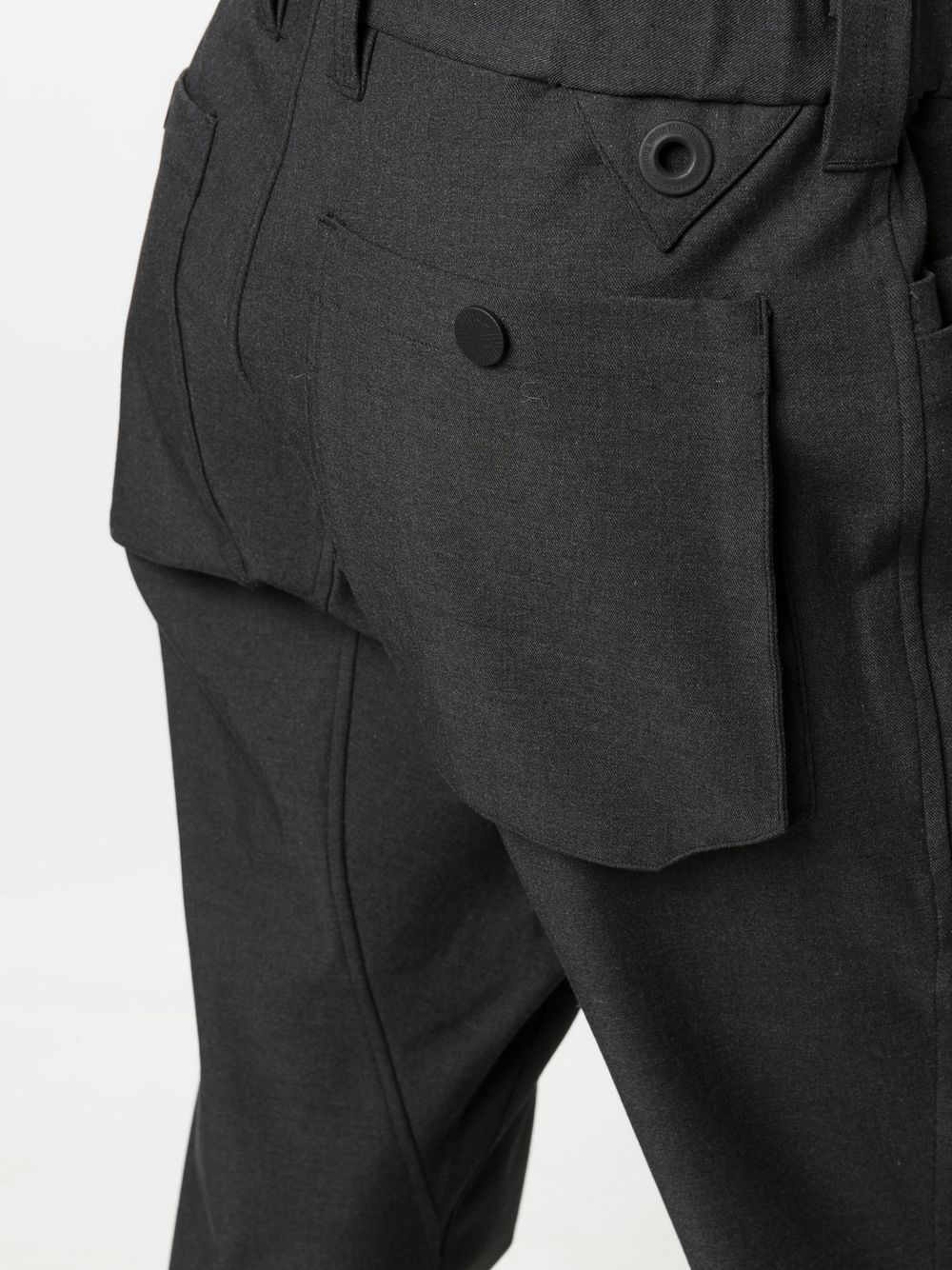 double-pocket tapered trousers - 5