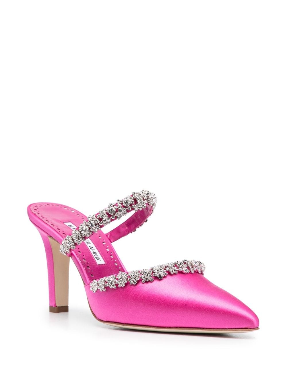 Vedadamu 80mm crystal-embellished mules - 2