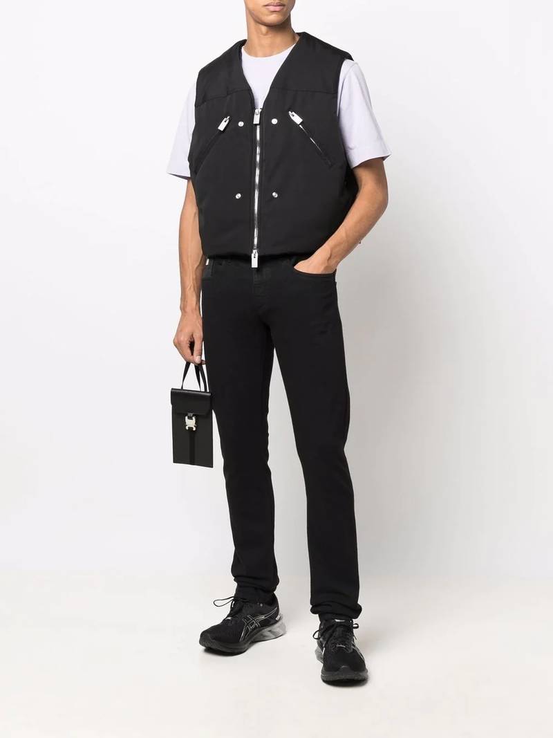1017 ALYX 9SM zip-fastening padded gilet outlook