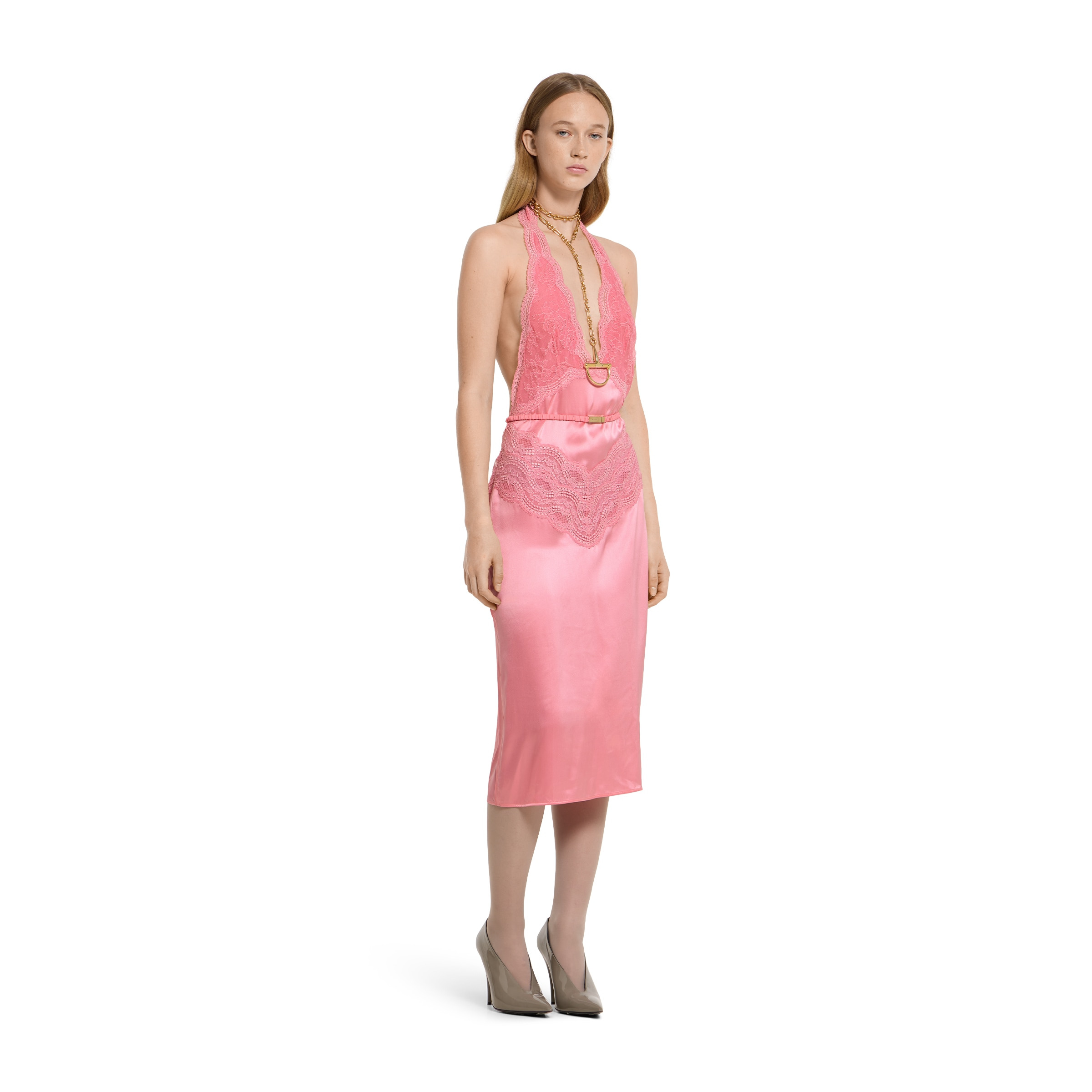 Silk satin dress - 2