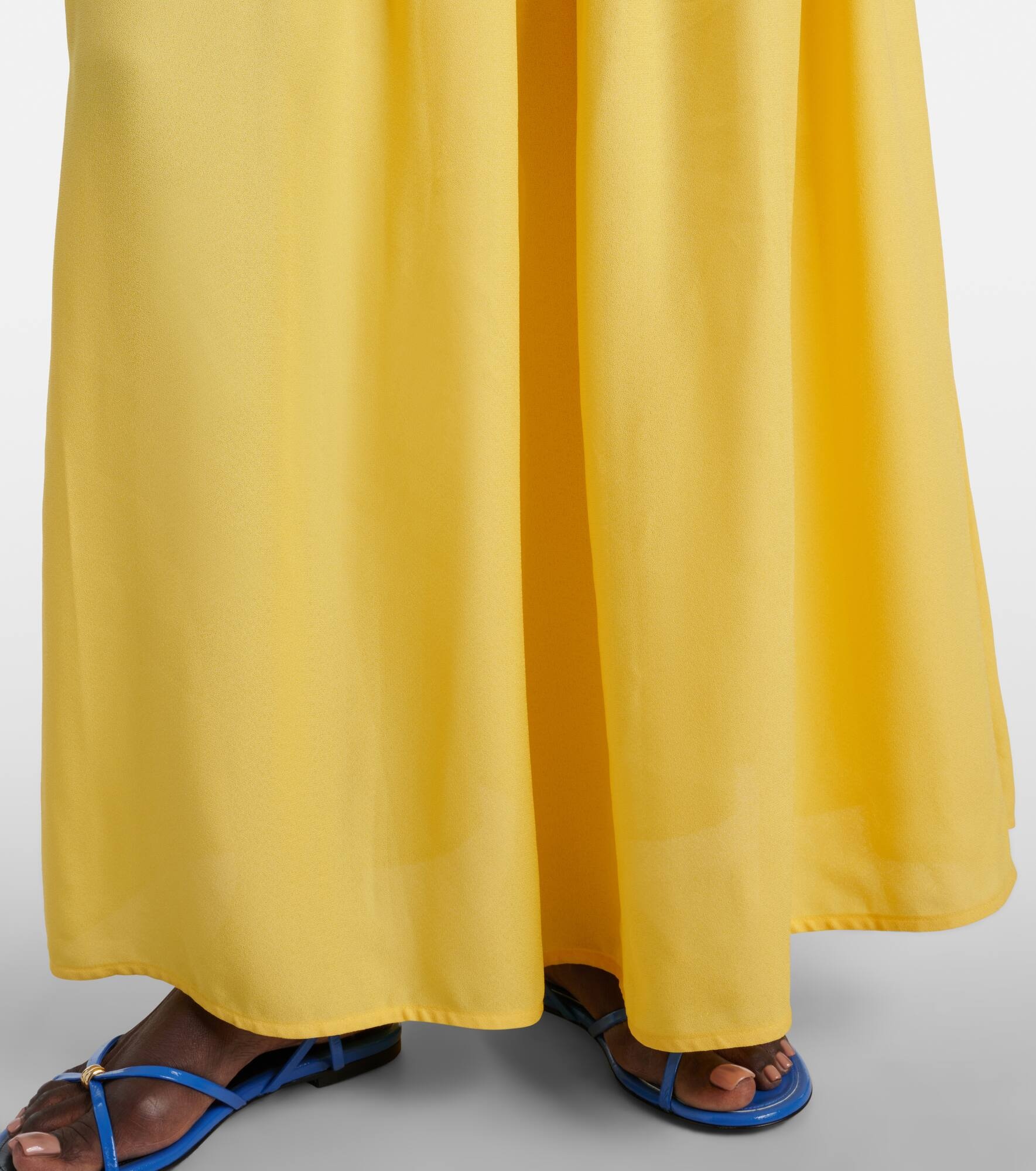 Tala halterneck georgette maxi dress - 6
