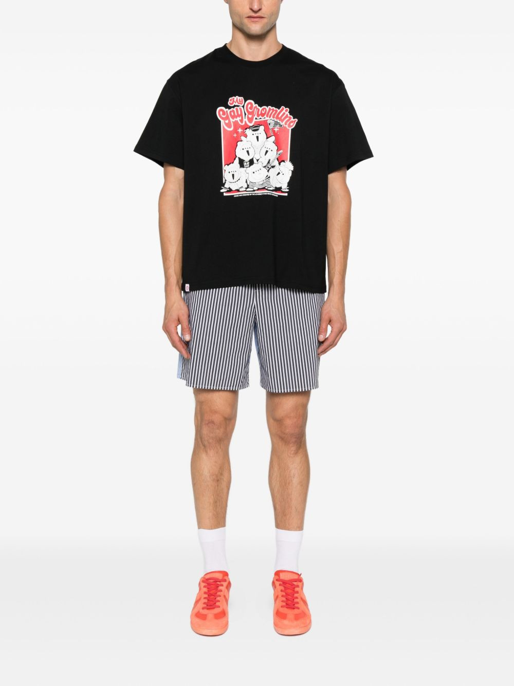 graphic-bear-print T-shirt - 2