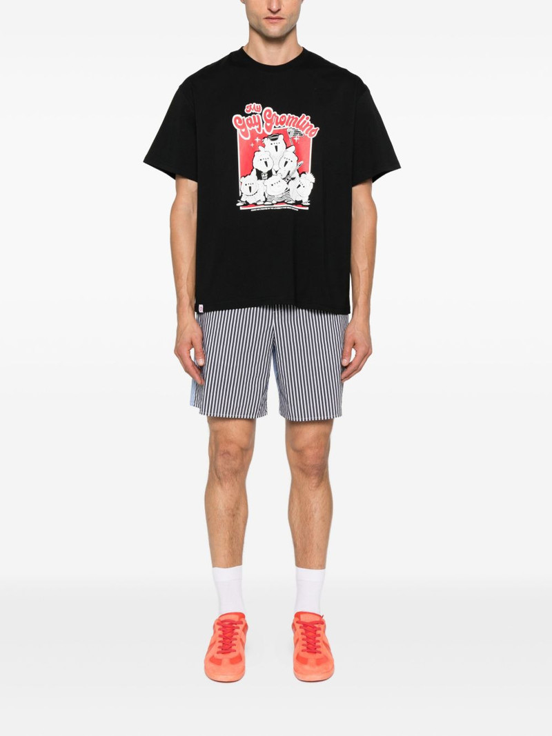 CHARLES JEFFREY LOVERBOY graphic-bear-print T-shirt outlook