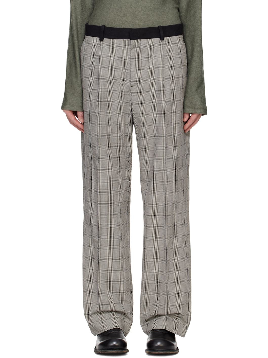 Gray Borrowed Chino Trousers - 1