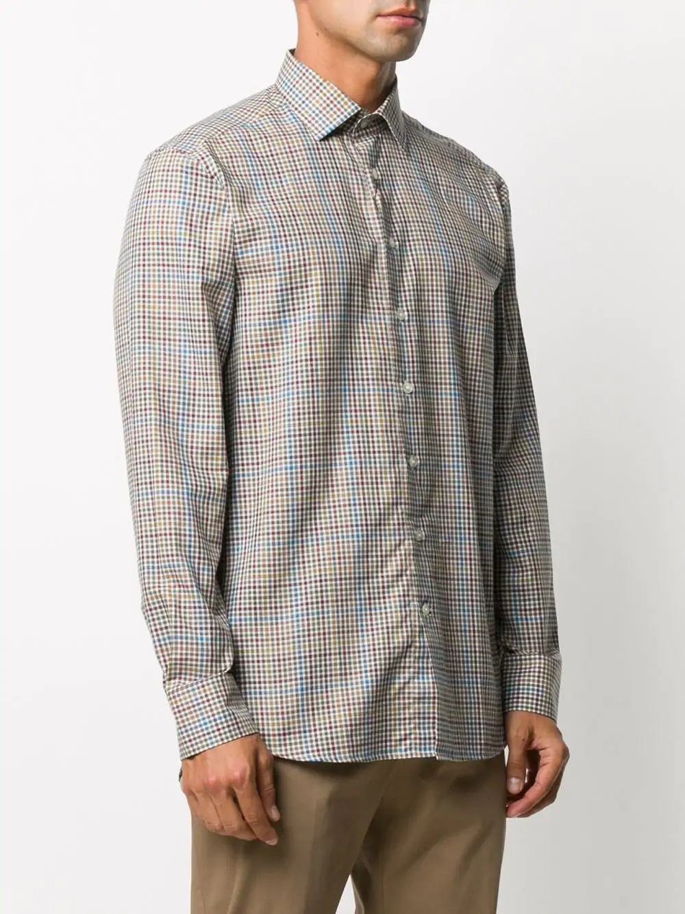 long-sleeve check shirt - 3