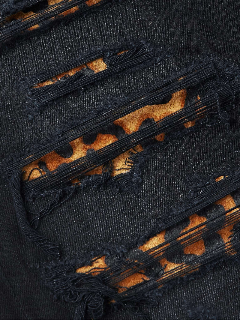 Thrasher Skinny-Fit Distressed Panelled Jeans 6