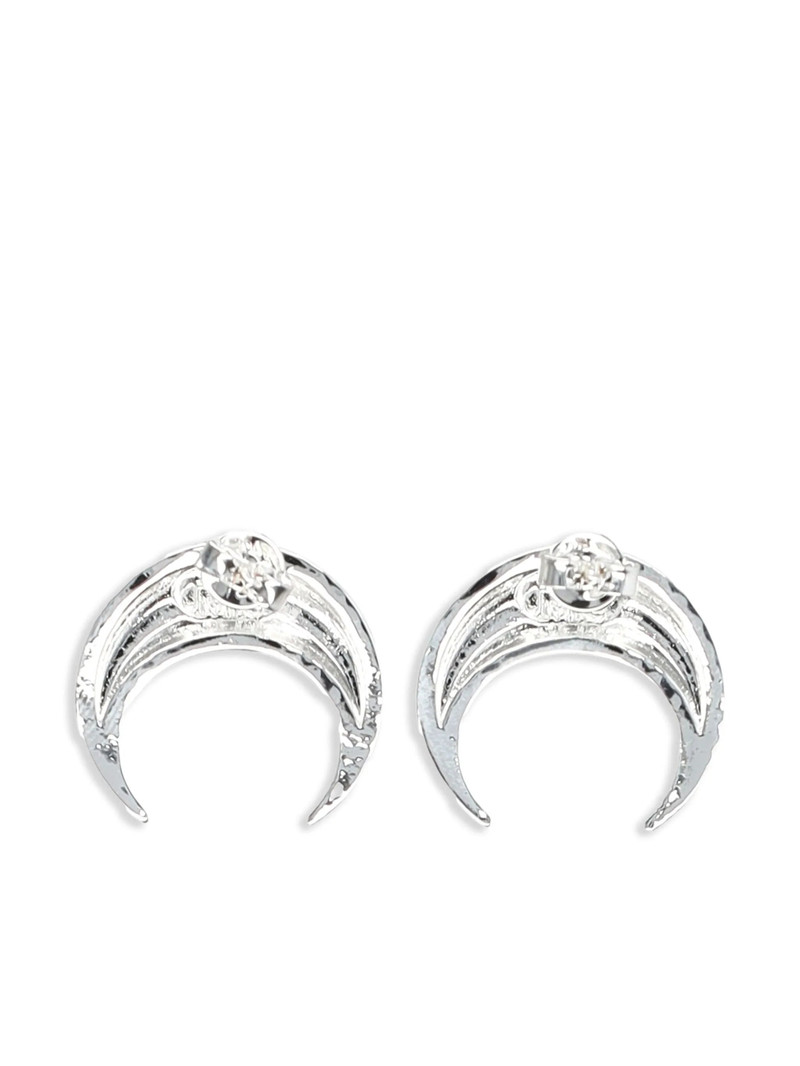 Marine Serre Marine Serre Mini Crescent Moon Earrings outlook