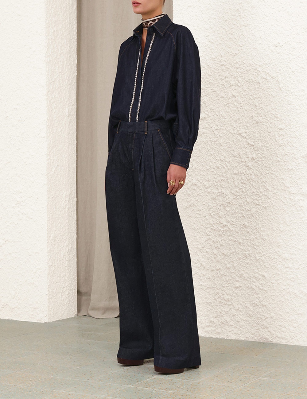 ILLUSTRATION DENIM PANT - 8