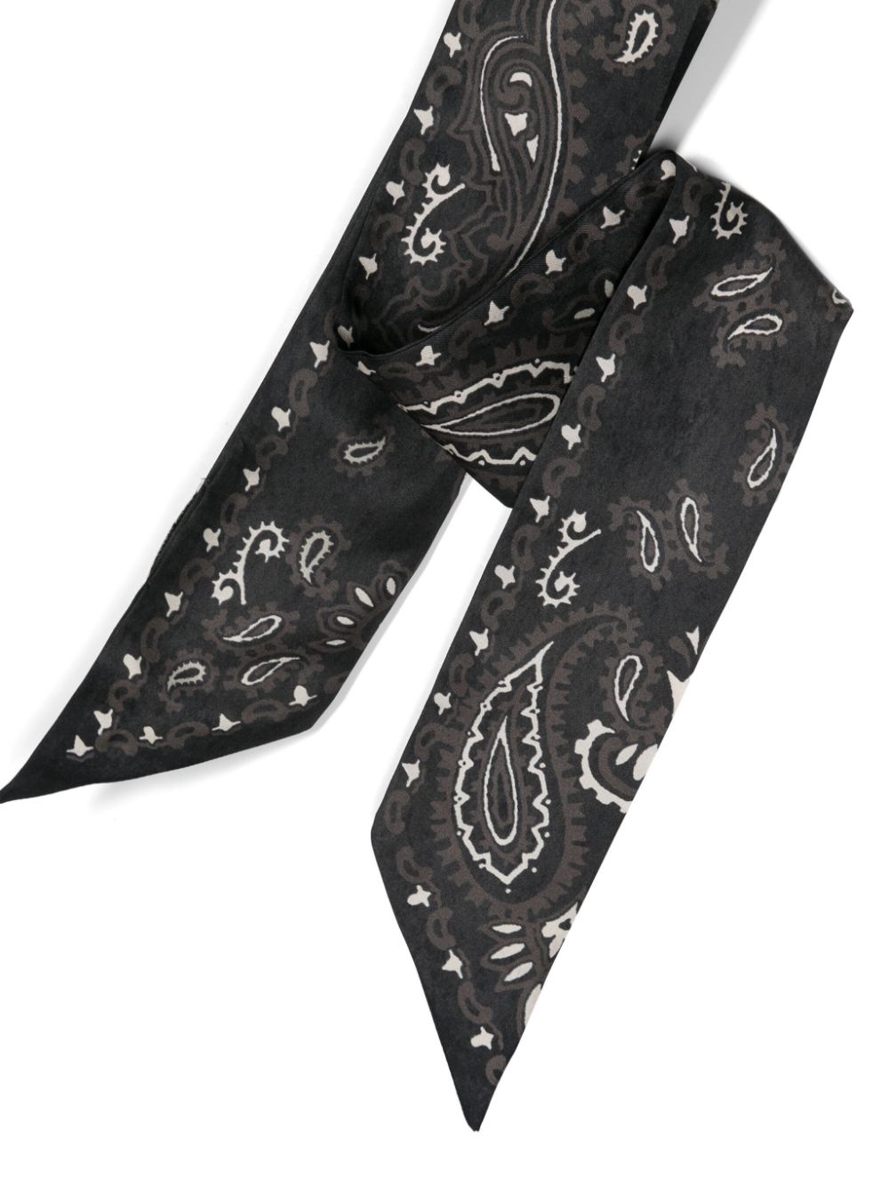 paisley-print silk scarf - 3