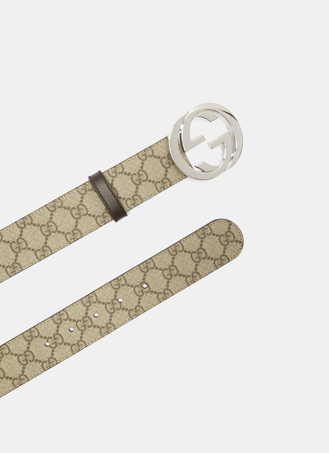 GG Supreme Monogram Buckle Belt - 3