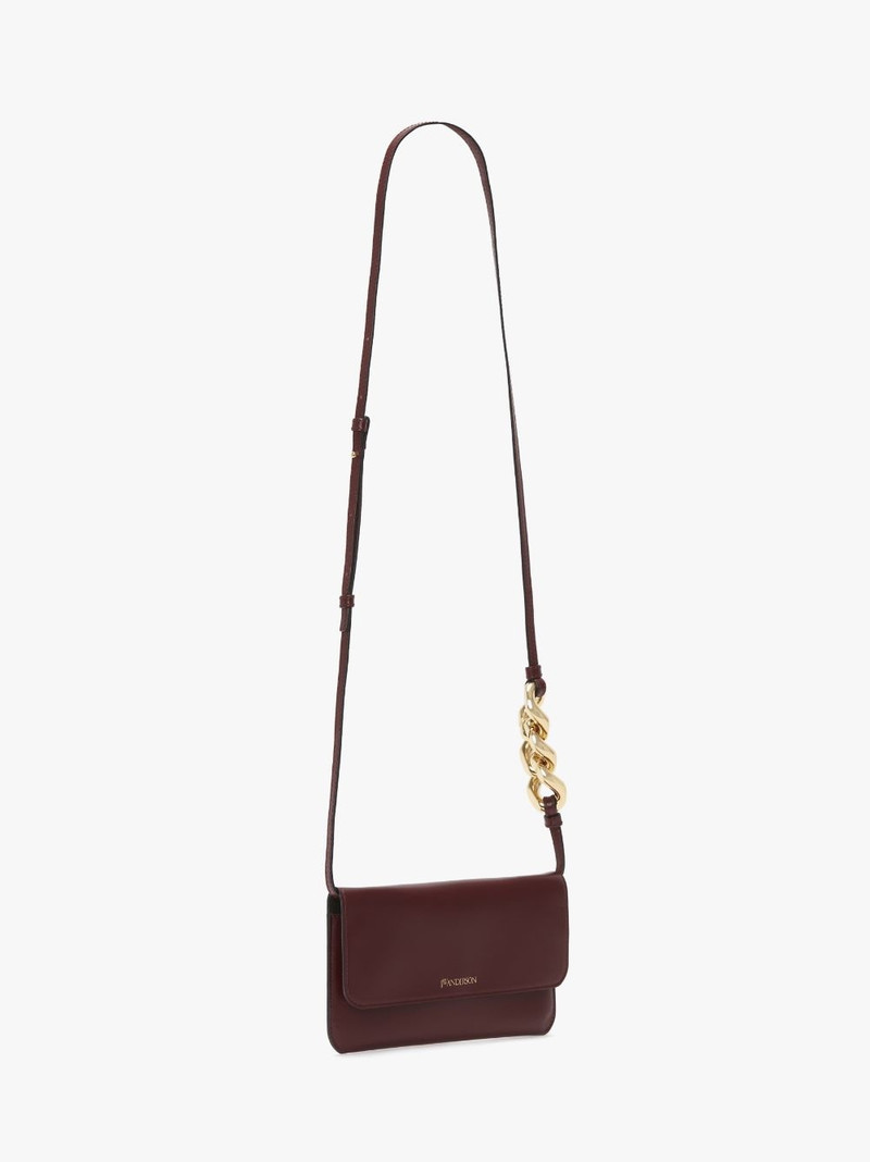 JW Anderson LEATHER PHONE CHAIN POUCH outlook