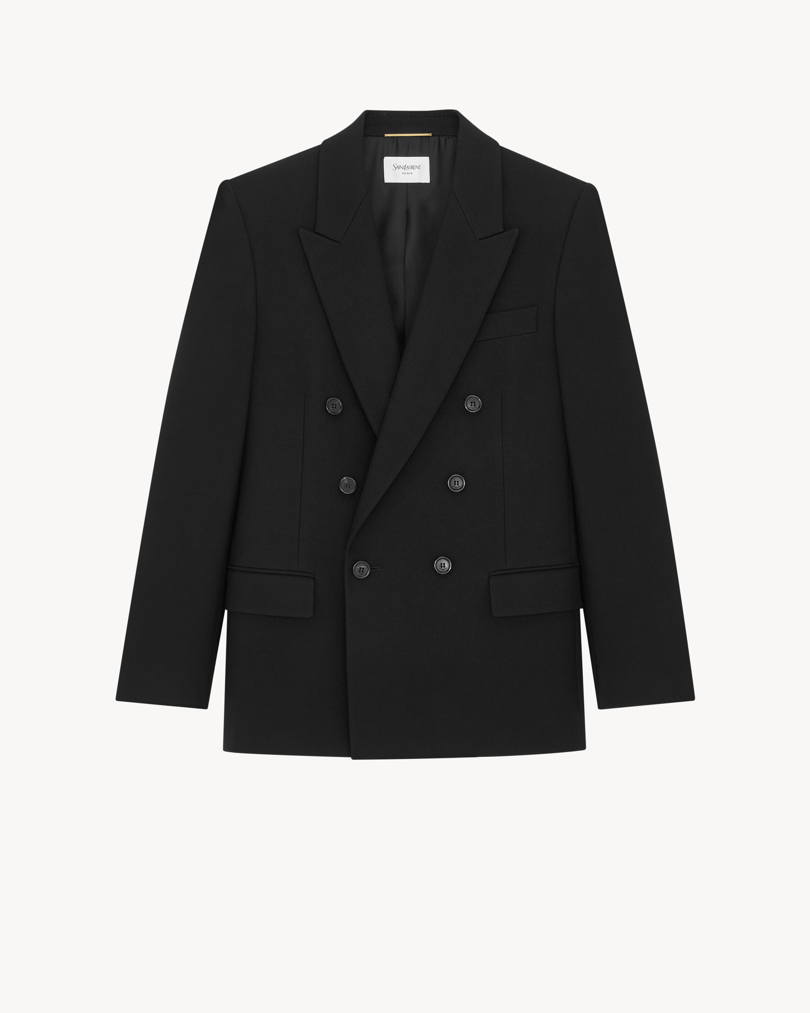 JACKET IN WOOL GABARDINE - 1