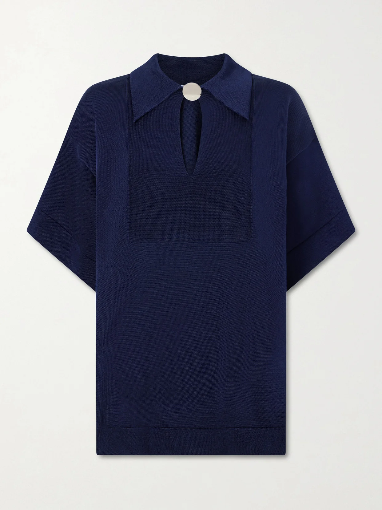 Knitted Polo Shirt - 1