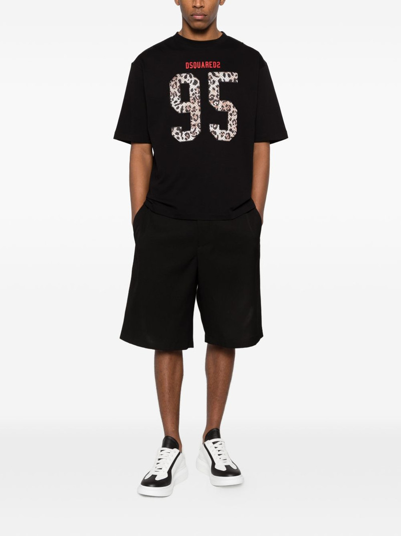 DSQUARED2 animal print number t-shirt outlook