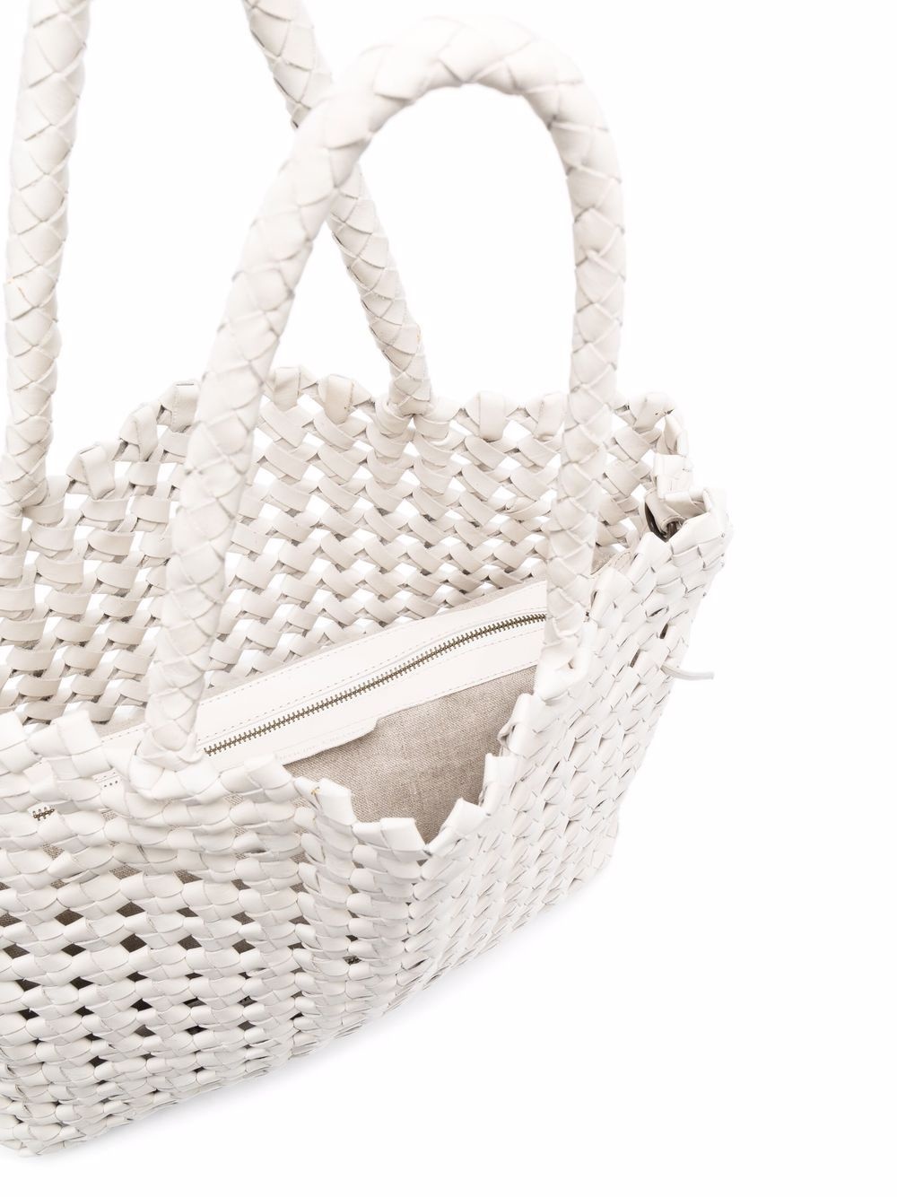 leather tote bag - 6