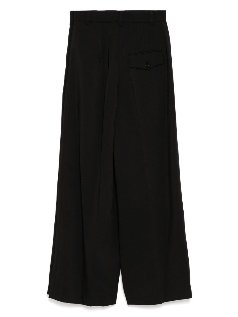 pushBUTTON side folded wide pants outlook