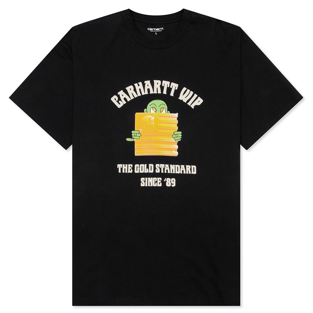 ★2024SS新作★CARHARTT★S/S GOLD STANDARD T-SHIRT Carhartt S/S GOLD STANDARD T-SHIRT - BLACK | feature