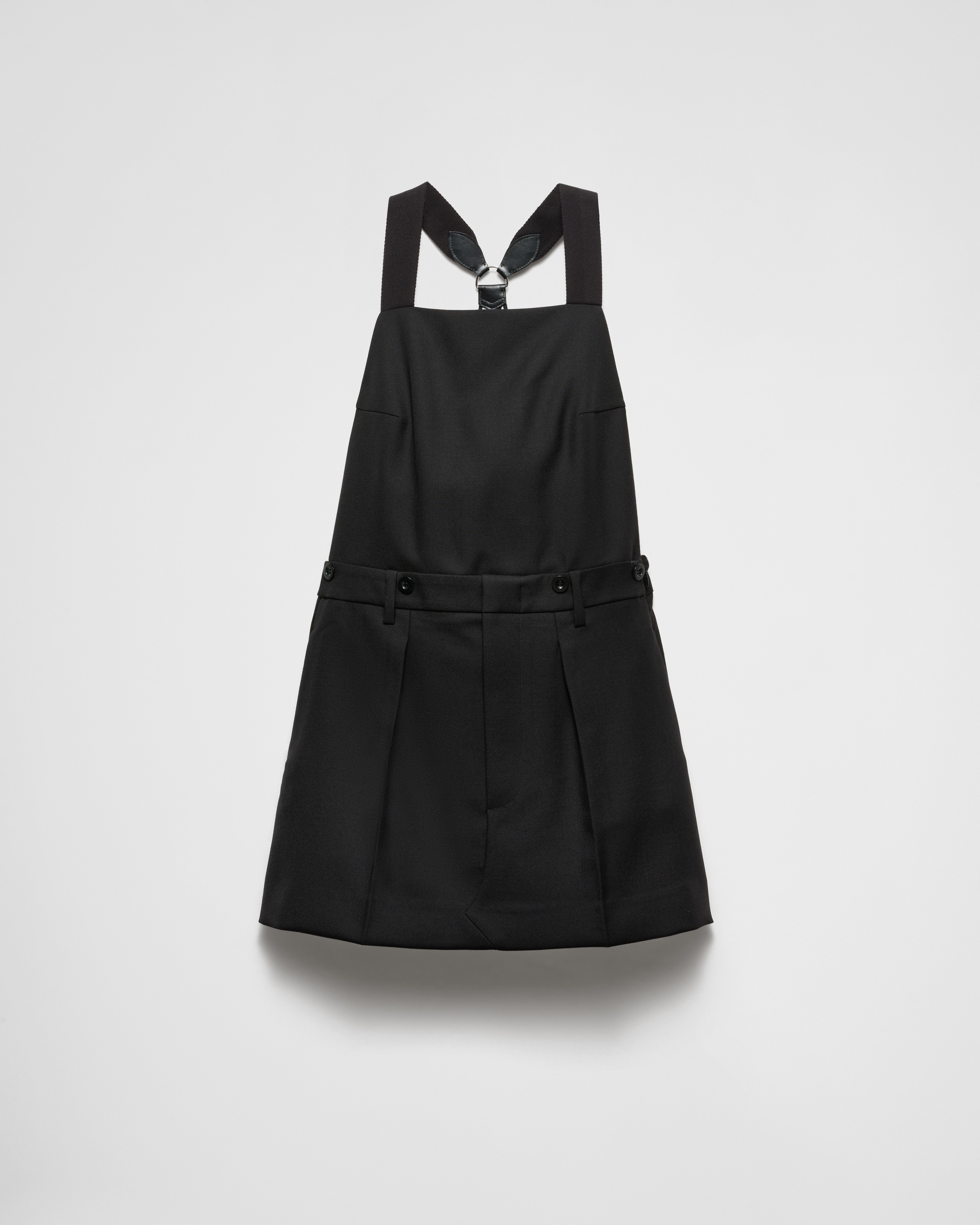 Gabardine mini-dress - 1