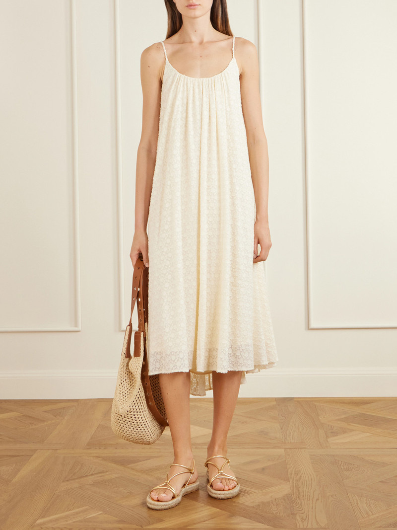 ERES Confidentielle Draped Silk And Cotton-blend Coverup outlook