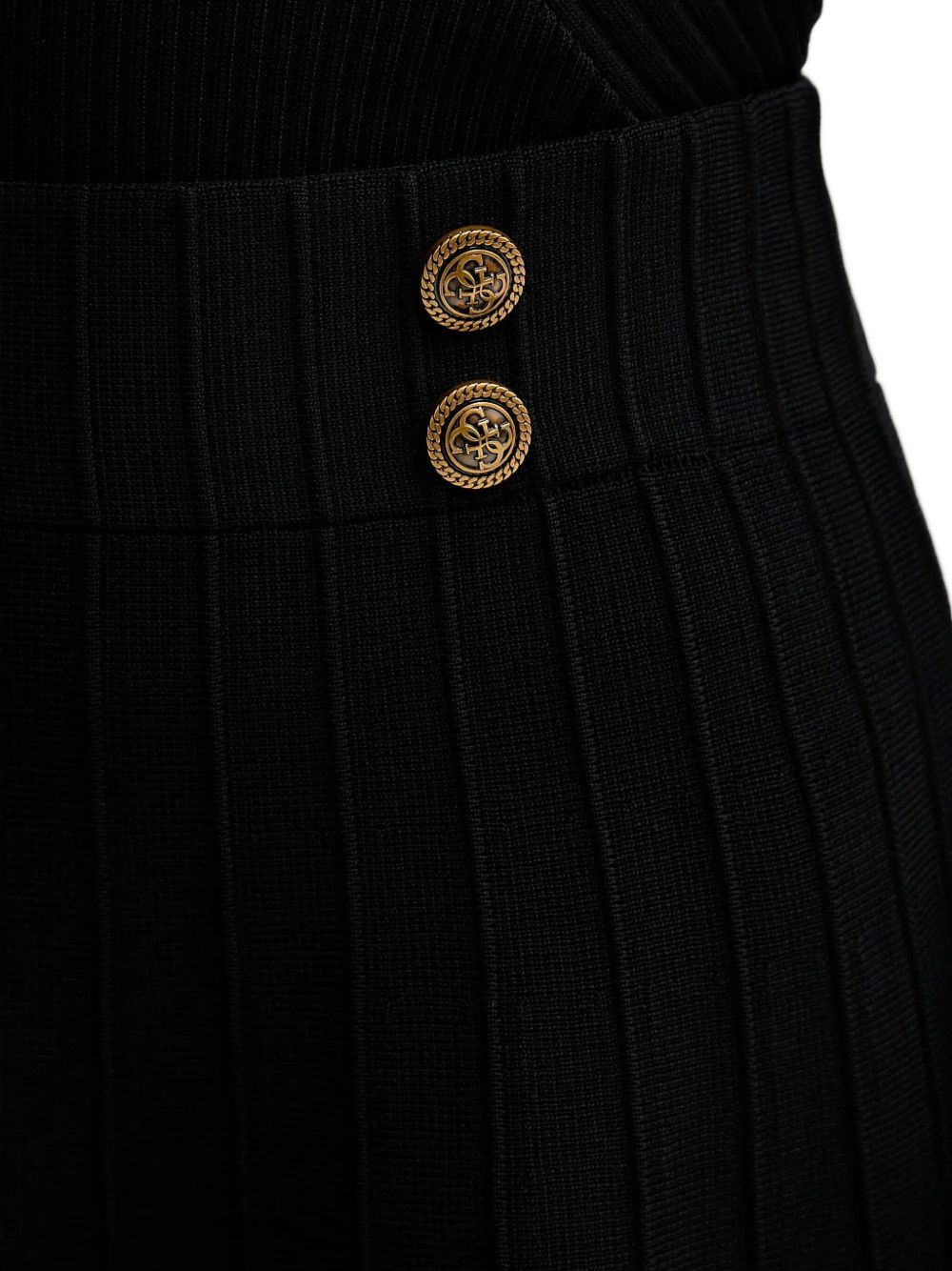 button-detailed mini skirt - 4