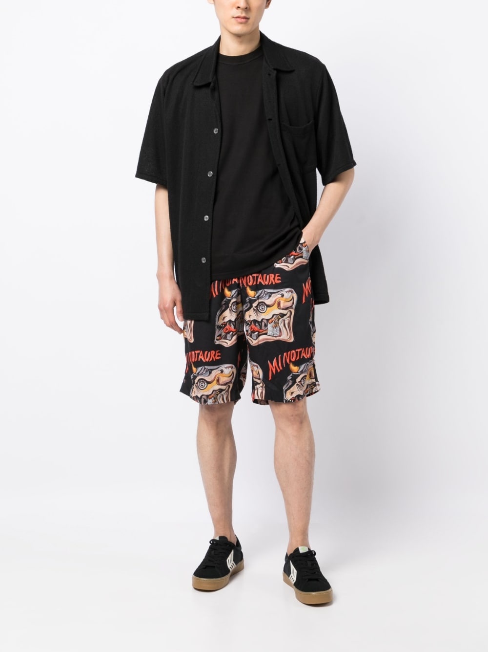 "MINOTAURE" BERMUDA SHORTS - 3